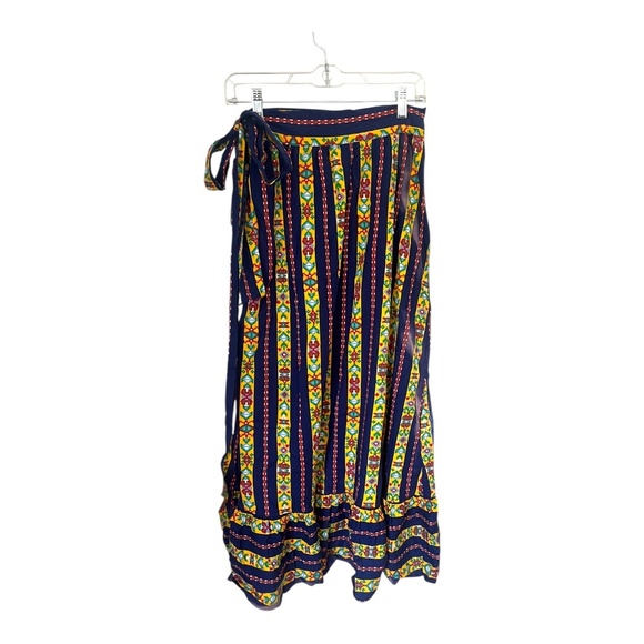 Vintage 70's Boho Maxi Skirt Folk Peasant Peasantress by Danville M - Picture 1 of 7